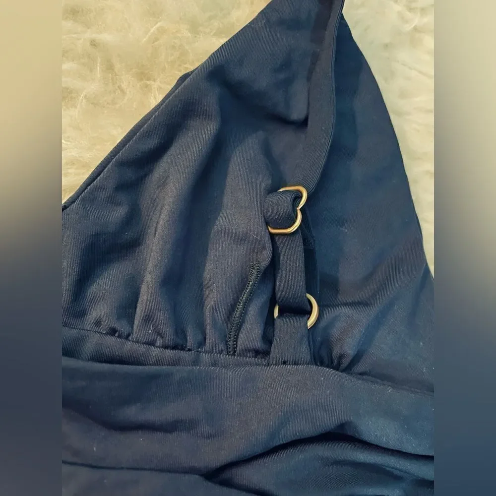l*space black Triangle Bralette Bikini Top - Picture 3 of 3
